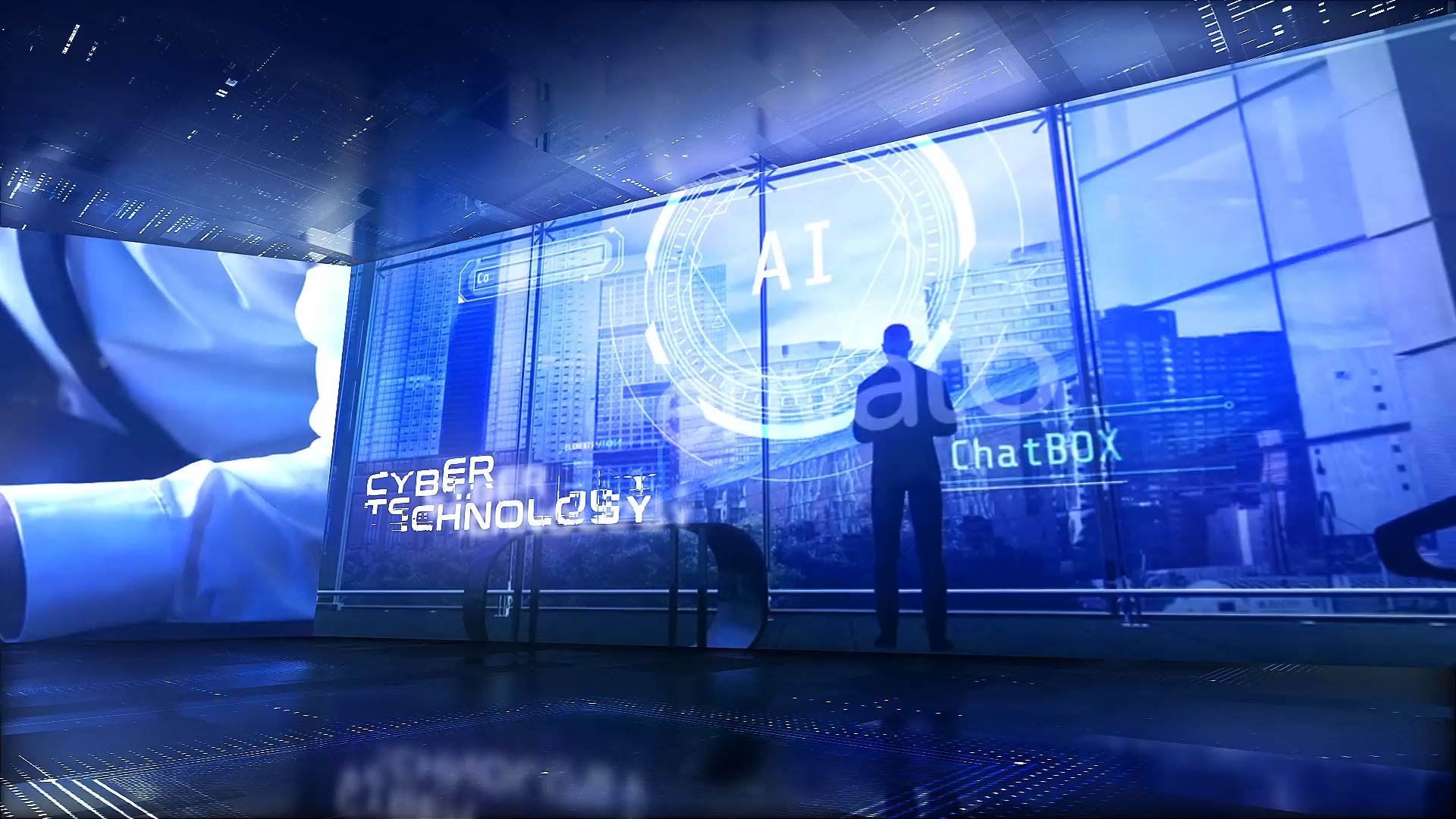 數字信息高科技公司企業(yè)產品介紹AE模板